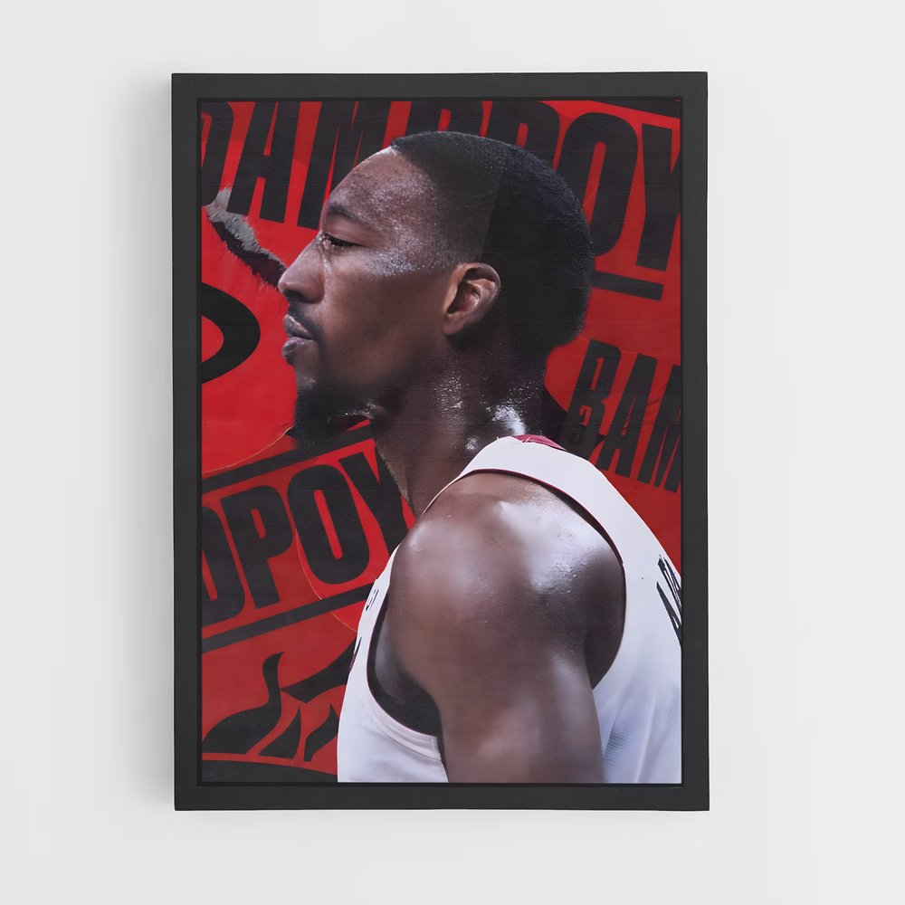 Poster Bam adebayo – affiche Basketball (vue 2)
